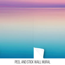 Cargar imagen en el visor de la galería, Pastel Pink Sunset Ocean Wallpaper Mural - Tropical Calm Waters. #6603
