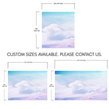 Load image into Gallery viewer, Pastel Sky and Clouds Kids Wallpaper Mural - Dreamy Nursery Peel and Stick Wallpaper. #6605
