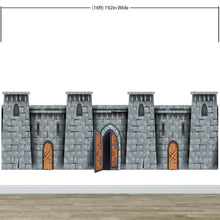 Load image into Gallery viewer, Medieval Castle Wallpaper / Peel and Stick Wall Mural. #6620
