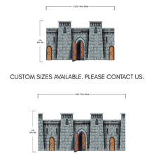 Carregar imagem no visualizador da galeria, Medieval Castle Wallpaper / Peel and Stick Wall Mural. #6620
