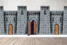 Load image into Gallery viewer, Medieval Castle Wallpaper / Peel and Stick Wall Mural. #6620
