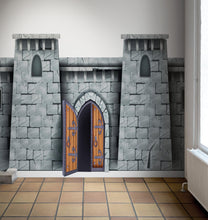 Carregar imagem no visualizador da galeria, Medieval Castle Wallpaper / Peel and Stick Wall Mural. #6620
