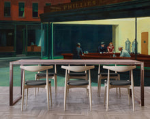 Carregar imagem no visualizador da galeria, Nighthawks Painting Wallpaper. Painting by Edward Hopper. #6654
