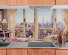 Carregar imagem no visualizador da galeria, New York City Penthouse View Wallpaper Mural. #6660
