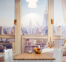 Cargar imagen en el visor de la galería, New York City Penthouse View Wallpaper Mural. #6660
