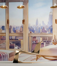 Cargar imagen en el visor de la galería, New York City Penthouse View Wallpaper Mural. #6660
