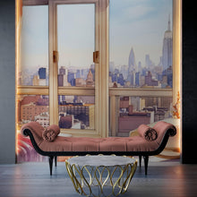 Carregar imagem no visualizador da galeria, New York City Penthouse View Wallpaper Mural. #6660
