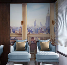 Carregar imagem no visualizador da galeria, New York City Penthouse View Wallpaper Mural. #6660
