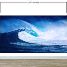 Cargar imagen en el visor de la galería, Big Wave Wallpaper. Surf Ocean Wave Wall Mural. #6670
