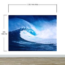 Load image into Gallery viewer, Big Wave Wallpaper. Surf Ocean Wave Wall Mural. #6670
