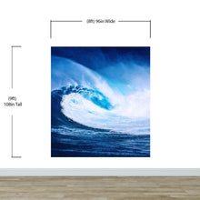 Load image into Gallery viewer, Big Wave Wallpaper. Surf Ocean Wave Wall Mural. #6670
