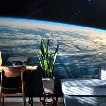 Load image into Gallery viewer, Earth Wallpaper Mural Design. Space Mural. #6694
