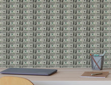 Carregar imagem no visualizador da galeria, 100 Dollar Bill Wallpaper Mural. Cash Money Wall Mural. #6713
