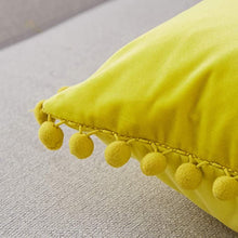 Load image into Gallery viewer, Velvet Pom Pom Cushion Covers
