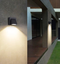 Carregar imagem no visualizador da galeria, MIRODEMI® Modern Black Outdoor Aluminum Waterproof LED Wall Lightings For Garden, porch
