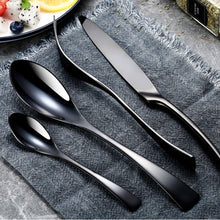 Load image into Gallery viewer, All Black Flatware Set
