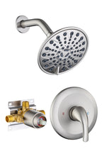 Carregar imagem no visualizador da galeria, 6 In. 6-Spray Balancing Shower Head Shower Faucet
