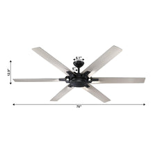 Carregar imagem no visualizador da galeria, 70&quot; Madhya Industrial Ceiling Fan with Remote Control
