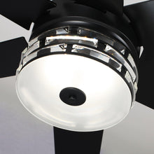 Load image into Gallery viewer, 70&quot; Modern DC Motor Downrod Mount Reversible Ceiling Fan with Lighting and Remote Control
