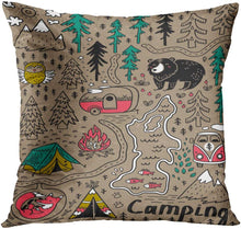 Load image into Gallery viewer, Camping Cushion Covers
