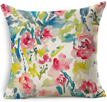 Load image into Gallery viewer, Iridescent Flowers Cushion Cover
