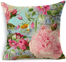 Load image into Gallery viewer, Iridescent Flowers Cushion Cover
