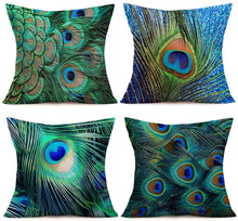 Load image into Gallery viewer, Peacock Cushion Covers
