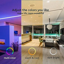 Cargar imagen en el visor de la galería, 6 Inch WIFI Smart Flat Slim LED Downlight - 12W, RGB with Junction Box, 900LM, 100-130V AC, ETL listed
