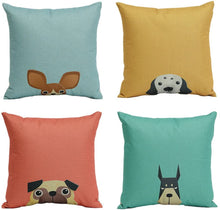 Load image into Gallery viewer, Cartoon Dog Cushion Covers
