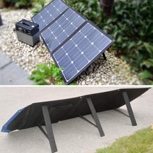 Carregar imagem no visualizador da galeria, ACOPower 120W Portable Solar Panel Foldable Suitcase With Built In Integrated output Box
