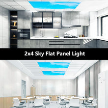 Carregar imagem no visualizador da galeria, 2x4 LED Panel with Ceiling Light Cloud - Selectable Wattage (40W/50W/60W/70W) &amp; CCT (4000K/5000K/6500K), 0-10v Dimmable, 125LM/Watt ETL Certified
