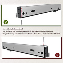 Cargar imagen en el visor de la galería, Barn Door Soft Close Kit in Stainless Steel

