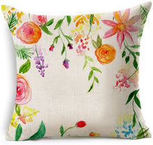 Load image into Gallery viewer, Iridescent Flowers Cushion Cover
