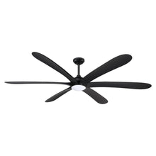 Cargar imagen en el visor de la galería, 72&quot; Jaydn Farmhouse Satin Nickel DC Motor Downrod Mount Reversible Ceiling Fan with Lighting and Remote Control
