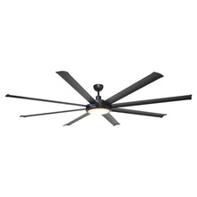 Load image into Gallery viewer, 75&quot; Industrial DC Motor Downrod Mount Reversible Ceiling Fan with Lighting and Remote Control
