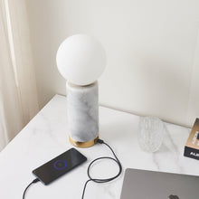 Load image into Gallery viewer, Marble Glow Table Lamp
