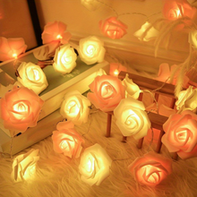 Carregar imagem no visualizador da galeria, Rose Flower Lights String
