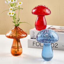 Load image into Gallery viewer, Vibrant Mushroom Glass Vases
