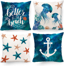 Load image into Gallery viewer, Shore Vibes Cushion Covers
