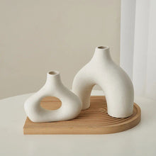 Load image into Gallery viewer, Hollow Ceramic Vase Set
