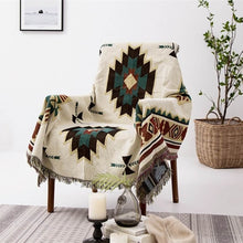 Load image into Gallery viewer, Geometric Aztec Blanket
