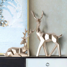 Load image into Gallery viewer, Geometric Deer Statue
