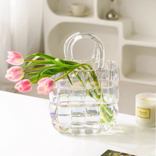 Cargar imagen en el visor de la galería, Glamour Glass Handbag Vase
