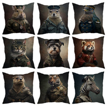 Load image into Gallery viewer, Military Animals Cushion Cover
