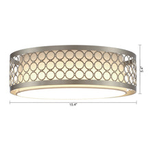 Carregar imagem no visualizador da galeria, 15&quot; Modern LED Flush Mount Lighting
