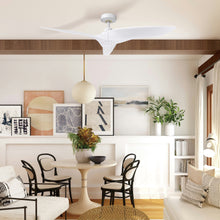 Load image into Gallery viewer, 52&quot; Punjab Industrial DC Motor Downrod Mount Reversible Ceiling Fan with Remote Control
