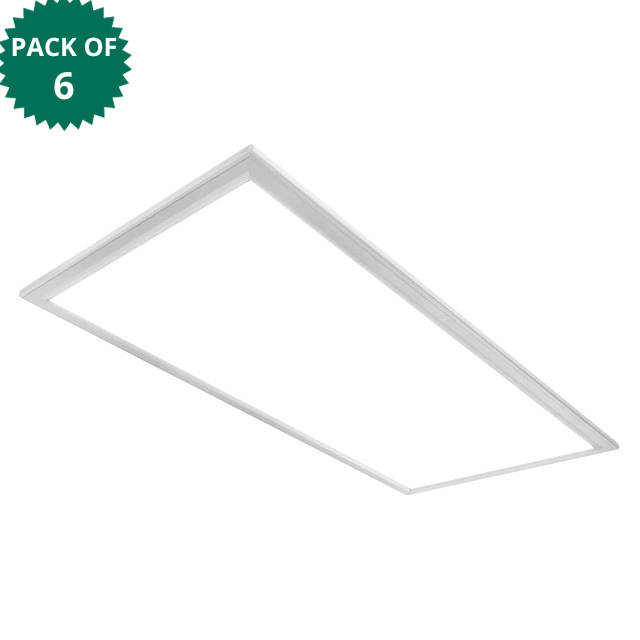 2x4 LED Panel Backlit, 72W Power & 6500K CCT with 9000 Lumens, 0-10V Dimmable - ETL & DLC Premium