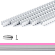 Carregar imagem no visualizador da galeria, 3.3FT Aluminum Channel Track for 12V/24V Silicone Neon LED Strip Lights
