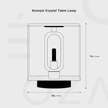 Carregar imagem no visualizador da galeria, Amarjot Crystal Table Lamp
