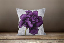 Load image into Gallery viewer, Purple Floral Cushion Covers
